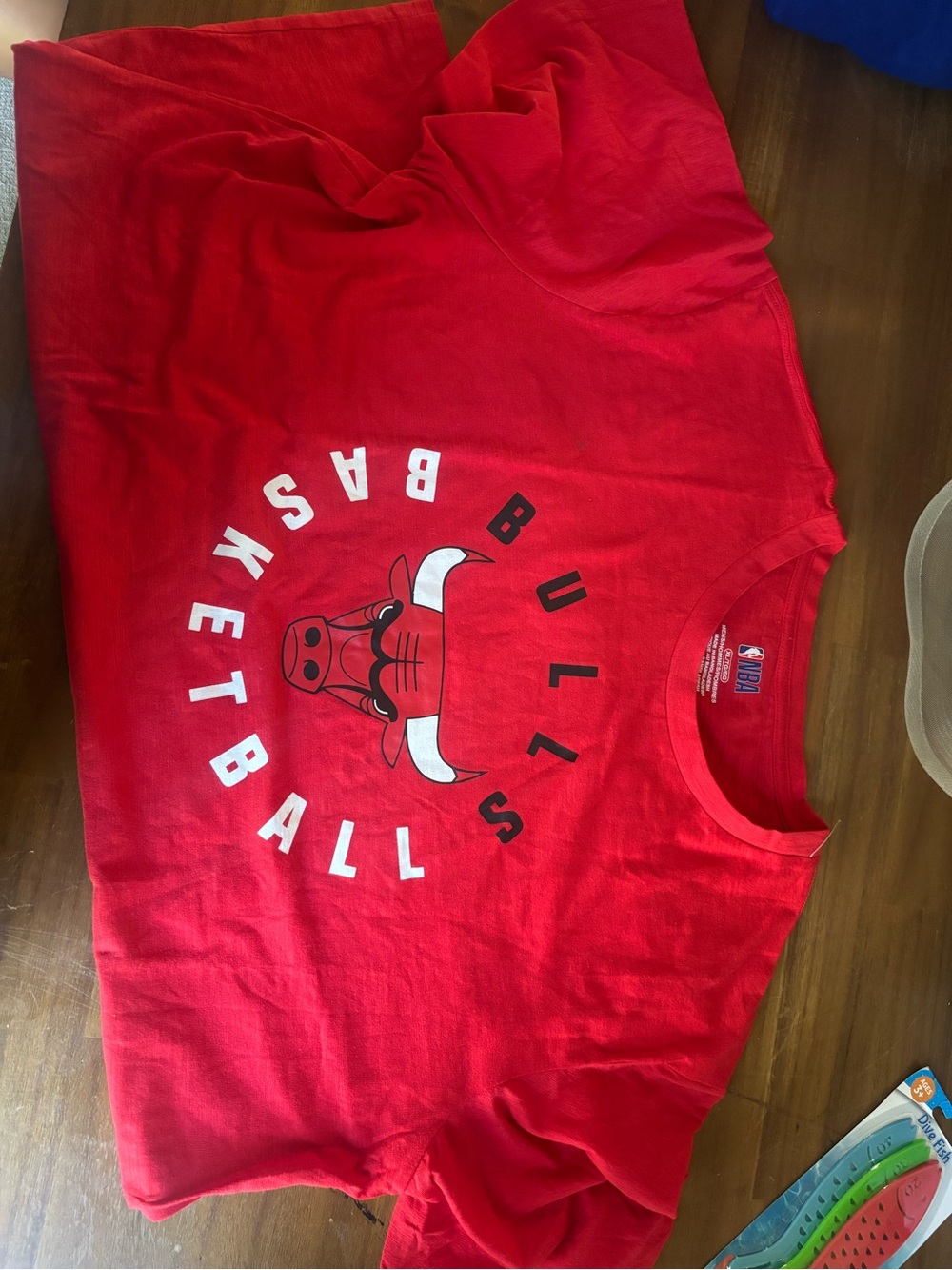 NBA Red Chicago Bulls Graphic Short Sleeve Tee